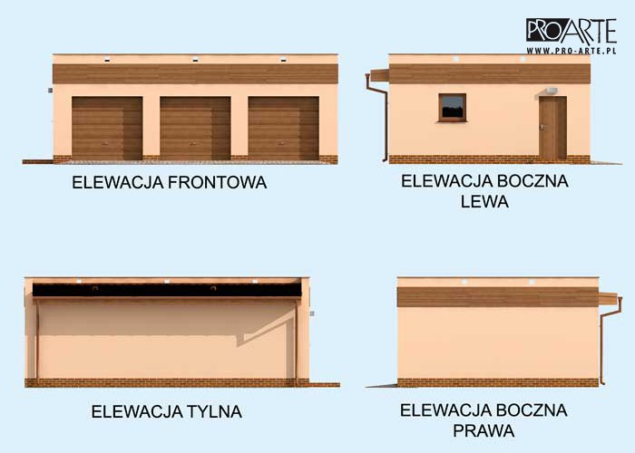 G5A garaż trzystanowiskowy