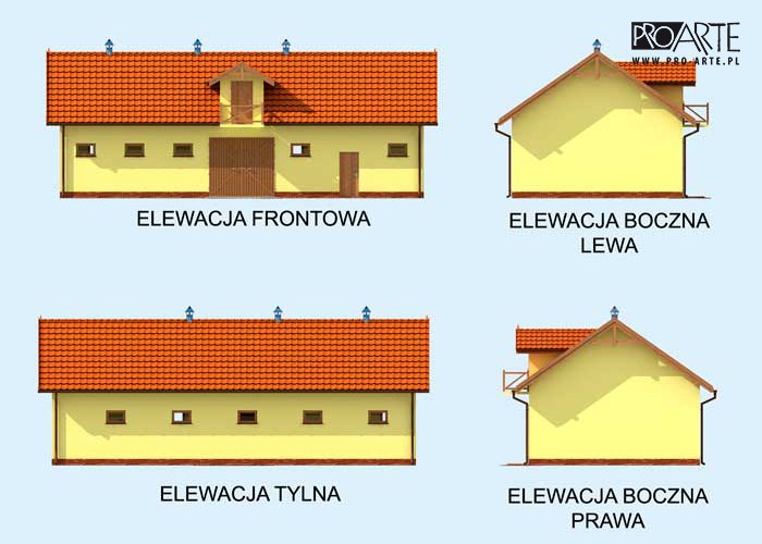 S41 Stajnia dla koni - 4 boksy