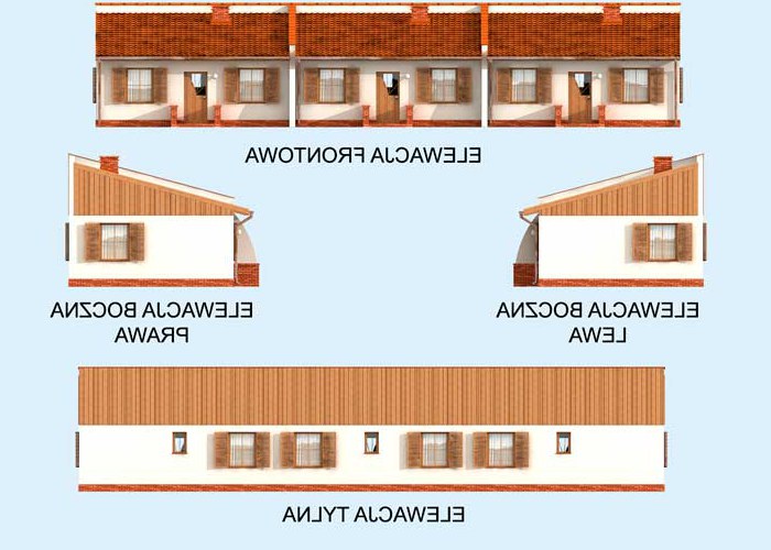 LUBLANA 2 dom letniskowy (zabudowa szeregowa)