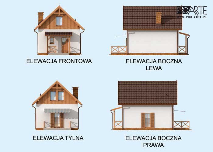 OKLAHOMA dom letniskowy z poddaszem