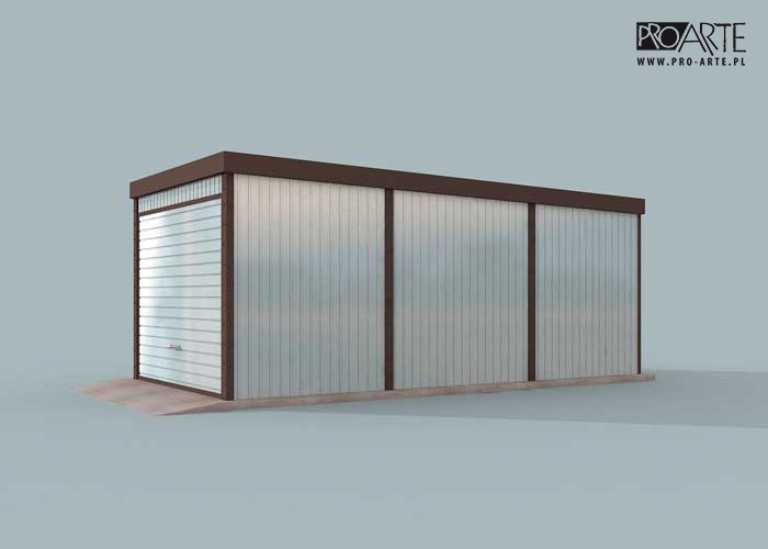 GB2 projekt garażu jednostanowiskowego