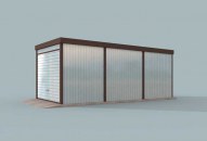 GB2 projekt garażu jednostanowiskowego