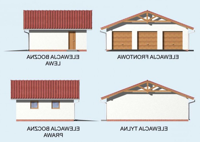 G5 garaż trzystanowiskowy