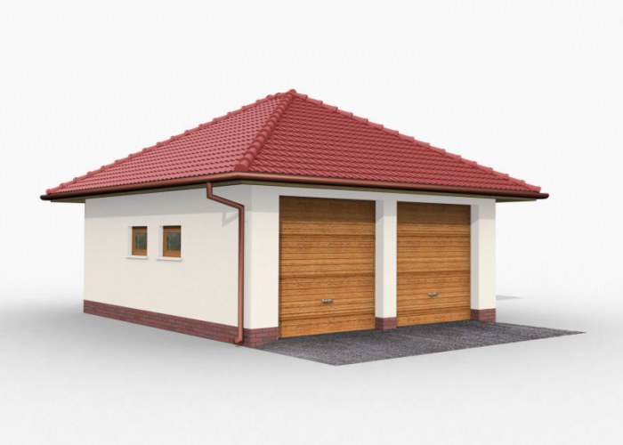 G32  szkielet drewniany budynek gospodarczy