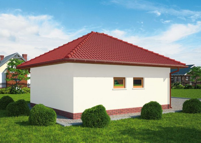 G32  szkielet drewniany budynek gospodarczy