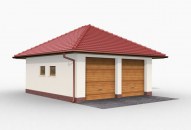 G32  szkielet drewniany budynek gospodarczy