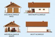 G188 szkielet drewniany budynek gospodarczy