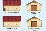G228C szkielet drewniany budynek gospodarczy