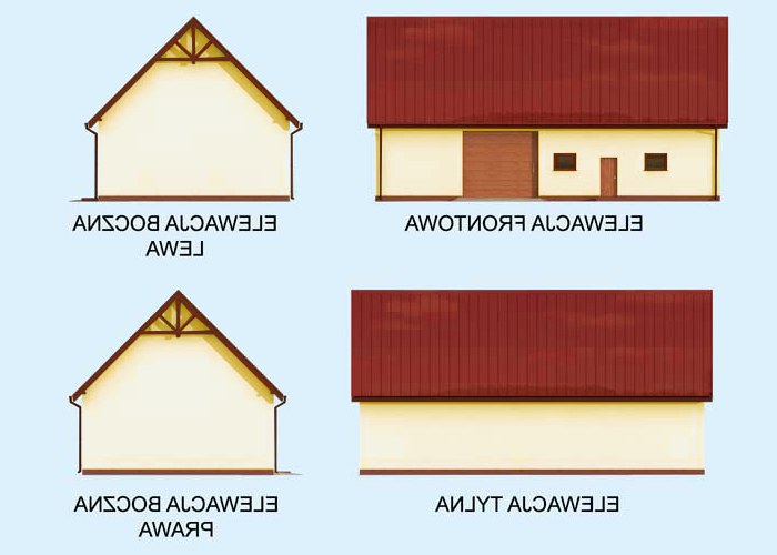 G240A szkielet drewniany budynek gospodarczy