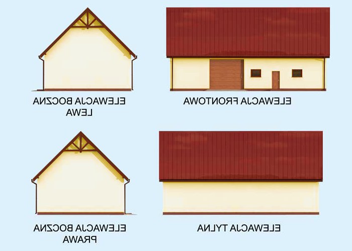 G240A  szkielet drewniany budynek gospodarczy