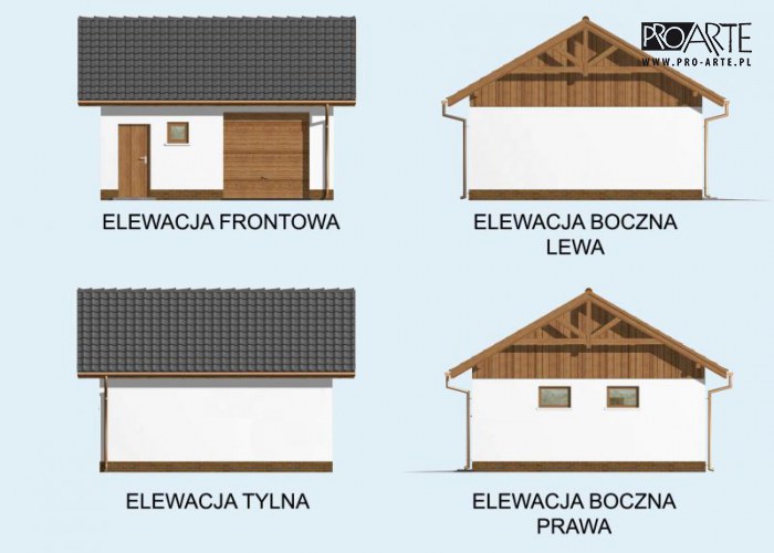 G73B budynek gospodarczo-garażowy