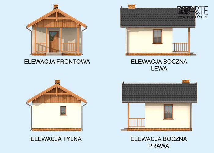 Odbiór Budynku Gospodarczego Na Zgłoszenie Budynek Gospodarczy AMADORA na zgłoszenie do 35m2 :: PRO-ARTE.pl