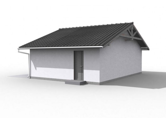 G5  szkielet drewniany budynek gospodarczy