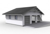 G5  szkielet drewniany budynek gospodarczy