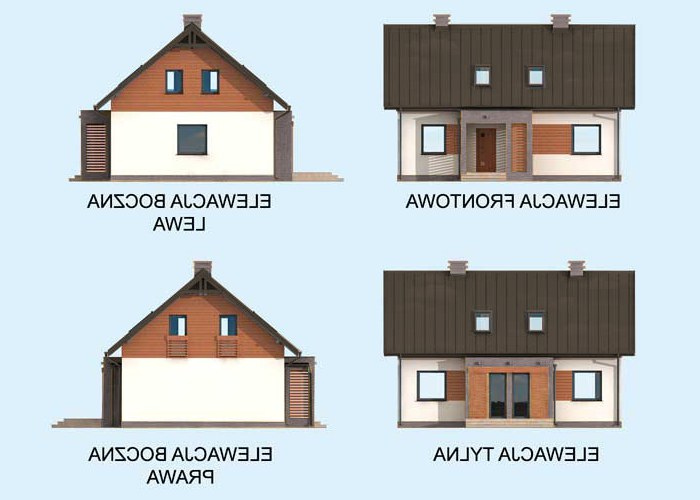 AVALON szkielet drewniany, dom mieszkalny jednorodzinny z poddaszem użytkowym