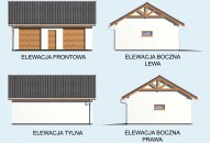 G11 szkielet drewniany, garaż dwustanowiskowy