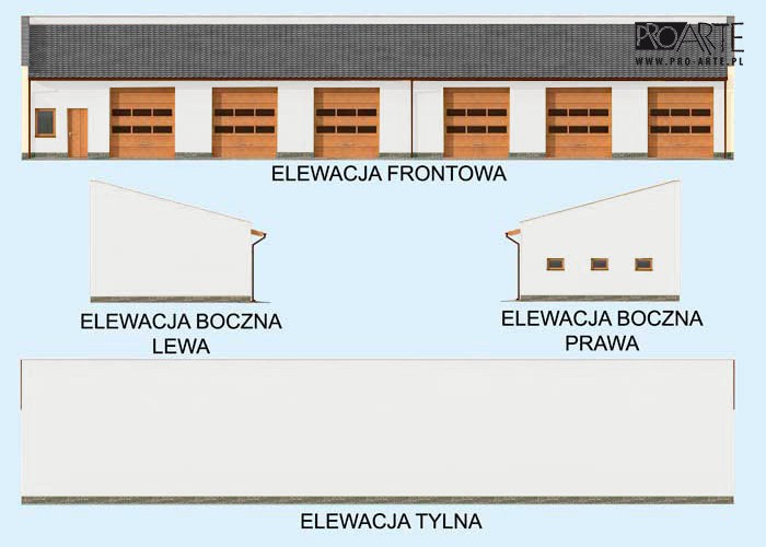 G271 szkielet drewniany sześciostanowiskowy