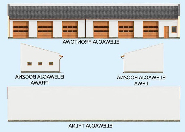 G271 szkielet drewniany sześciostanowiskowy