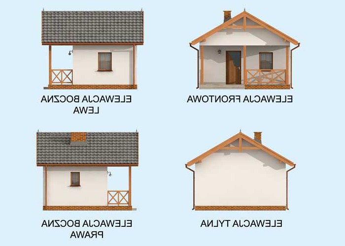 HAGA dom letniskowy szkielet drewniany na zgłoszenie do 35m2