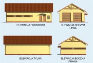 G162  szkielet drewniany budynek gospodarczy