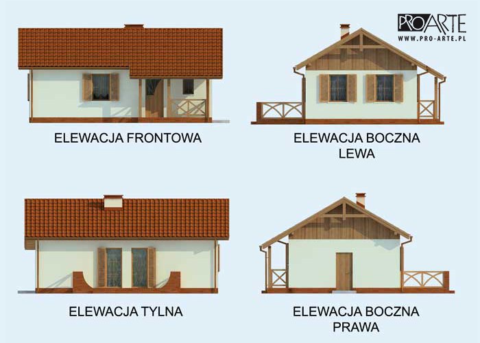 LA PALMA szkielet drewniany dom letniskowy