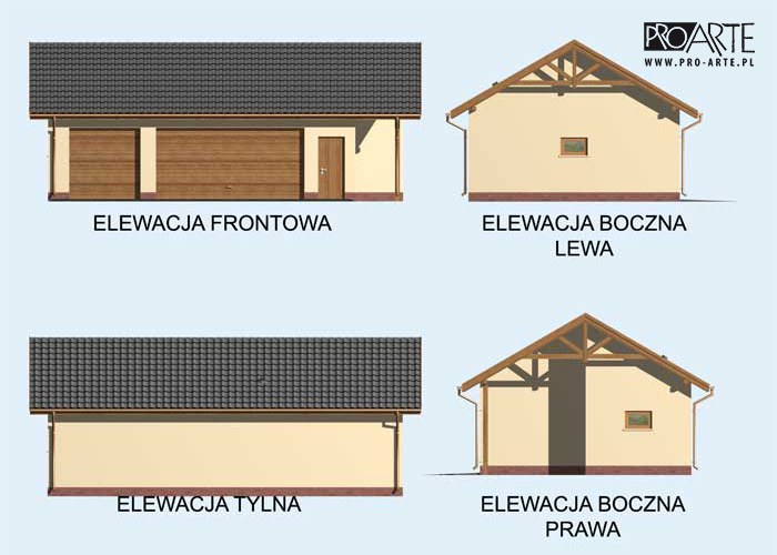 G156  szkielet drewniany budynek gospodarczy