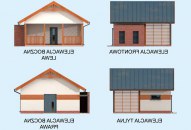 G301 szkielet drewniany budynek gospodarczy bez bramy