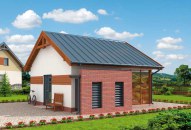 G301 szkielet drewniany budynek gospodarczy bez bramy