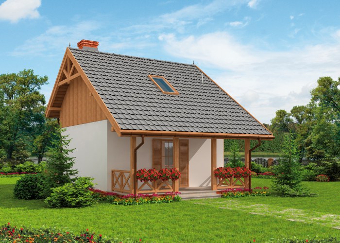 LUIZJANA szkielet drewniany dom letniskowy z poddaszem