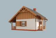 LUIZJANA szkielet drewniany dom letniskowy z poddaszem