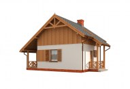 LUIZJANA szkielet drewniany dom letniskowy z poddaszem