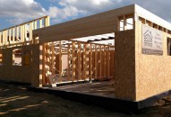 Realizacja projektu domu - LAMIA 3 szkielet drewniany