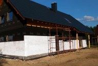 Realizacja projektu domu - LAMIA 3 szkielet drewniany