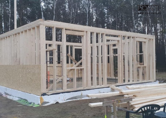 Realizacja projektu domu mieszkalnego - BAYAMO C szkielet drewniany