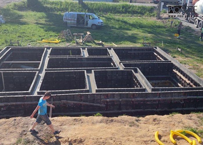 Realizacja projektu domu - TRYPOLIS 7 SZKIELET DREWNIANY, zielony