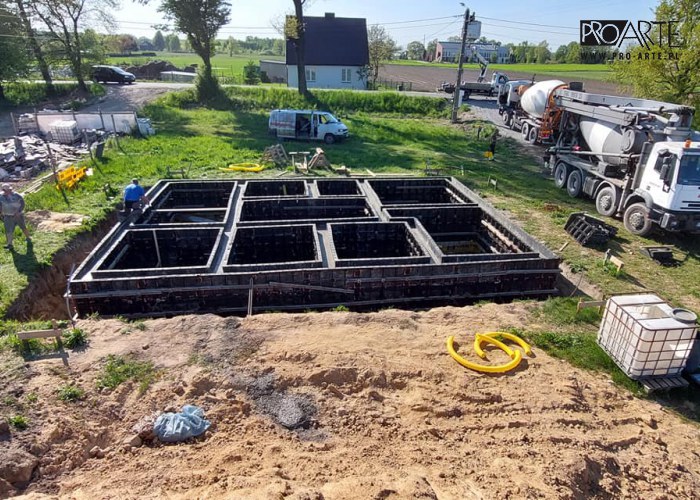 Realizacja projektu domu - TRYPOLIS 7 SZKIELET DREWNIANY, zielony