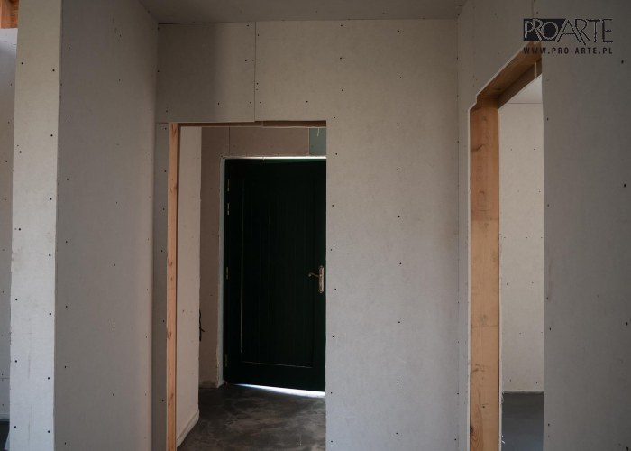 Realizacja projektu domu - TRYPOLIS 7 SZKIELET DREWNIANY, zielony