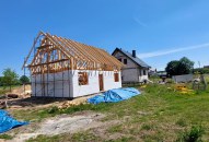 Realizacja projektu domu - TRYPOLIS 7 SZKIELET DREWNIANY, zielony