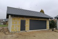 Realizacja projektu garażu - G292 szkielet drewniany