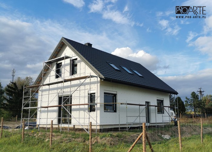 Realizacja projektu domu - TRYPOLIS 2 szkielet drewniany