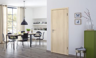 Drewniane drzwi wewnętrzne firmy Hörmann Stabilna konstrukcja, trwała powierzchnia, łatwy montaż