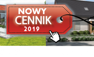 Podwyżka cen projektów od lutego 2019