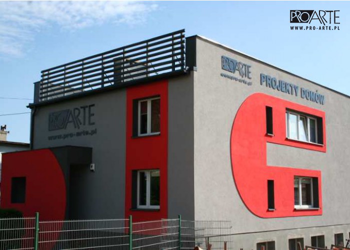 Zdjęcie budynku pracowni projektowej PRO ARTE, Żory, Kościuszki 29