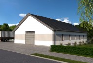 G349 szkielet drewniany budynek gospodarczy