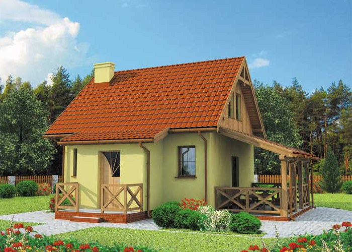 LIMA dom letniskowy z poddaszem