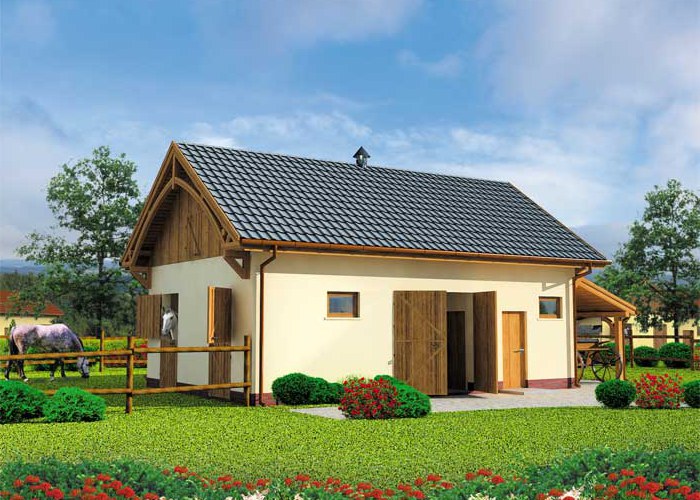 S2 stajnia dla koni - 2 boksy