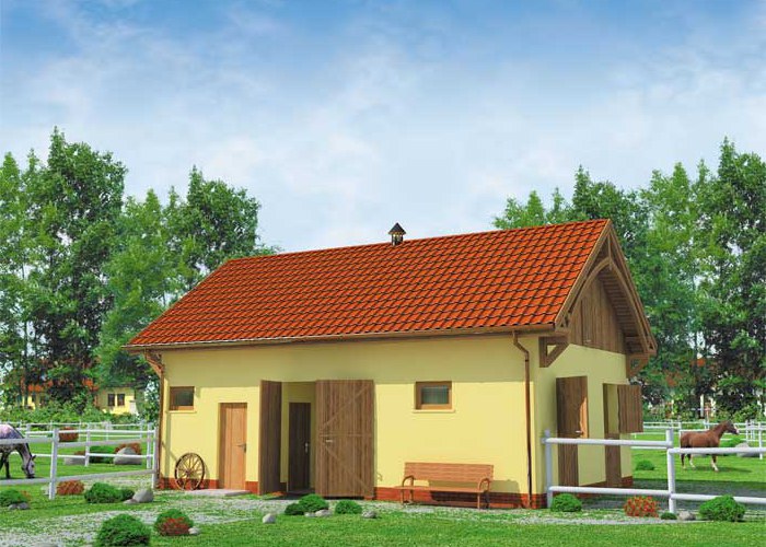 S1 stajnia dla koni - 2 boksy