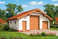 G1B garaż dwustanowiskowy