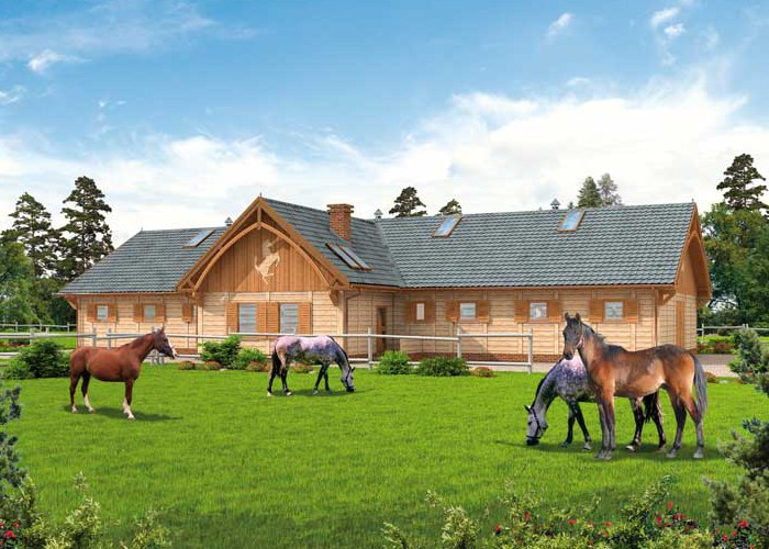 S23 z bali drewnianych - 9 boksów