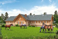 S23 z bali drewnianych - 9 boksów